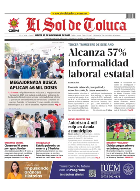 Cover of El Sol de Toluca