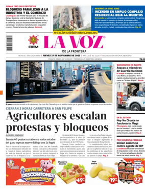 Cover of La Voz de la Frontera