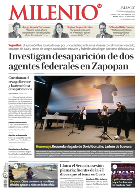Cover of Milenio Jalisco
