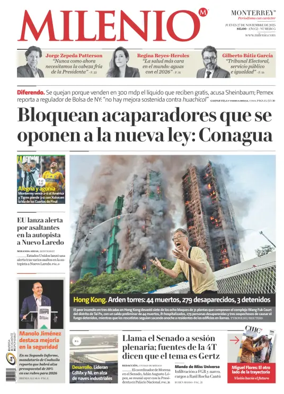 Cover of Milenio Monterrey