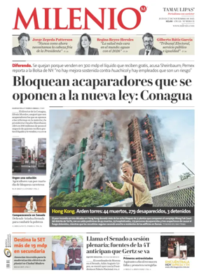 Cover of Milenio Tamaulipas