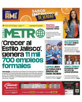 Cover of Publimetro Guadalajara