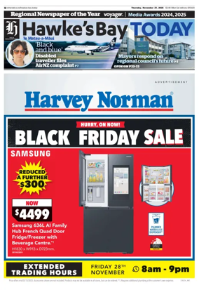 Cover of Hawke's Bay Today