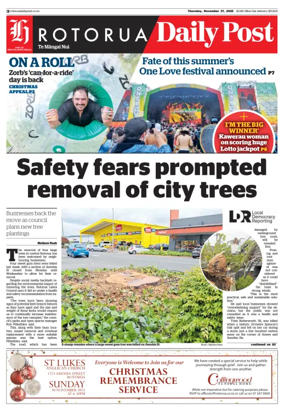 Cover of Rotorua Daily Post