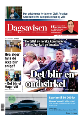 Cover of Dagsavisen