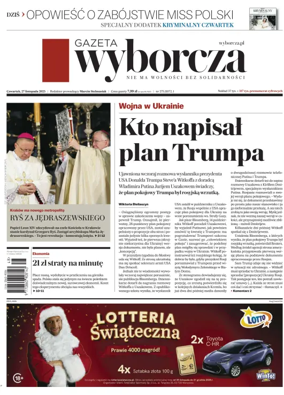 Cover of Gazeta Wyborcza