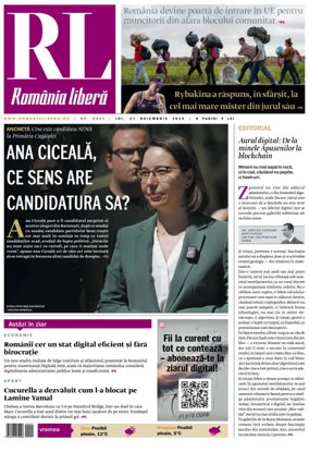 Cover of Romania Libera