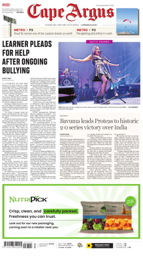 Cover of Cape Argus (PM Edition)