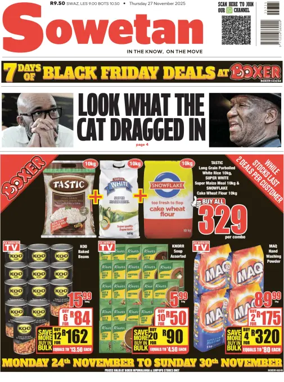 Cover of Sowetan