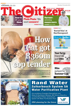 Cover of The Citizen (KZN)