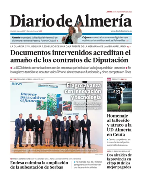 Cover of Diario de Almeria