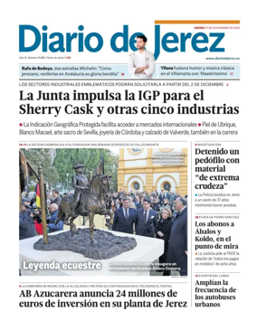 Cover of Diario de Jerez
