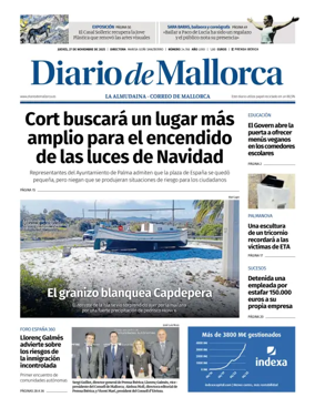 Cover of Diario de Mallorca