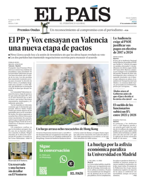 Cover of El País (Catalunya)