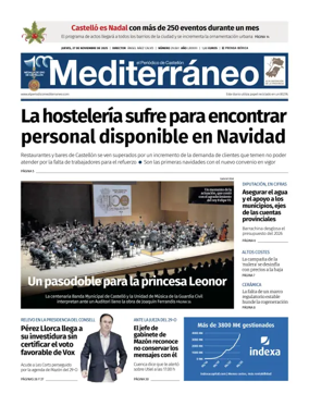Cover of El Periódico Mediterráneo