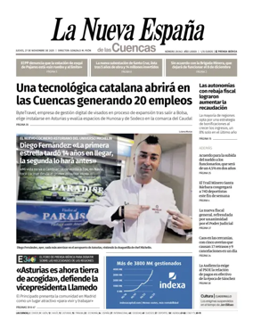 Cover of La Nueva España (Cuencas)