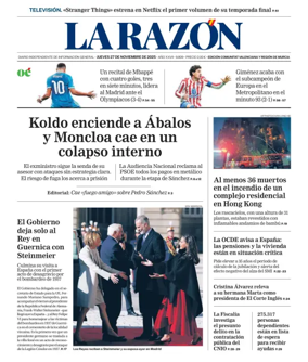 Cover of La Razon (Levante)