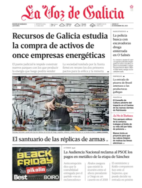 Cover of La Voz de Galicia (Barbanza)