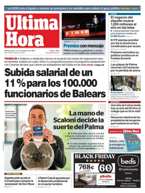 Cover of Ultima Hora