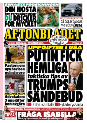 Cover of Aftonbladet