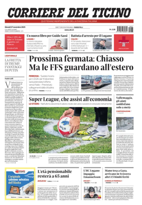 Cover of Corriere del Ticino