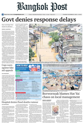 Cover of Bangkok Post