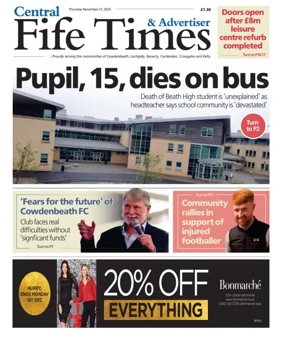 Cover of Central Fife Times