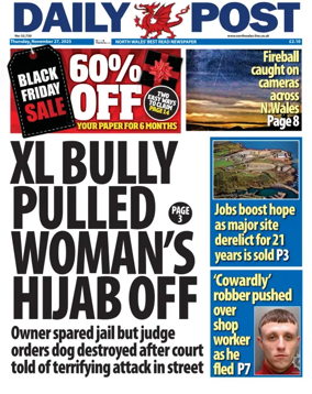 Cover of Daily Post (North Wales)