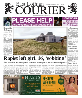 Cover of East Lothian Courier