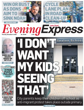Cover of Evening Express (Extra Edition)