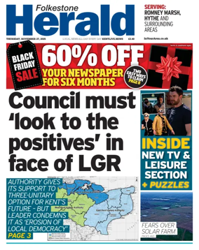 Cover of Folkestone Herald