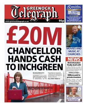 Cover of Greenock Telegraph