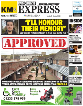 Cover of Kentish Express Ashford & District