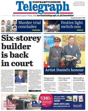 Cover of Northants Evening Telegraph