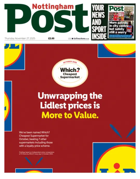 Cover of Nottingham Post