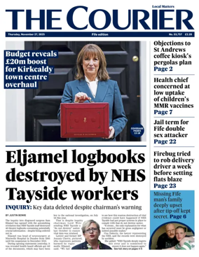 Cover of The Courier & Advertiser (Fife Edition)