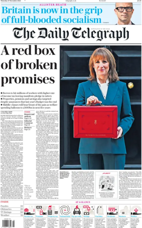 Cover of The Daily Telegraph