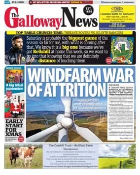 Cover of The Galloway News
