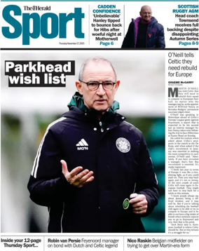 Cover of Herald Sport