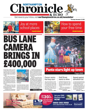 Cover of The Northampton Chronicle and Echo