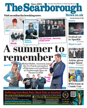 Cover of The Scarborough Evening News