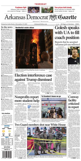 Cover of Arkansas Democrat-Gazette