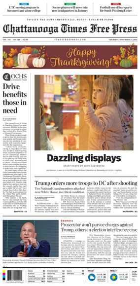 Cover of Chattanooga Times Free Press