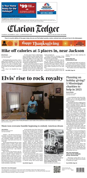 Cover of Clarion Ledger