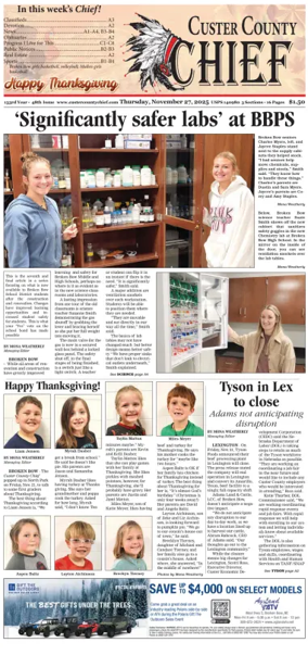 Cover of Custer County Chief