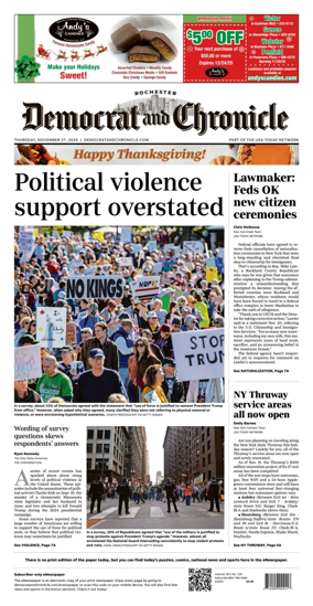 Cover of Democrat and Chronicle