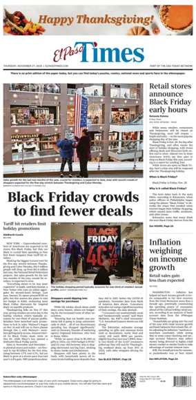 Cover of El Paso Times