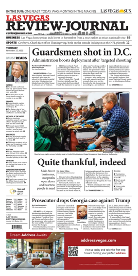 Cover of Las Vegas Review-Journal