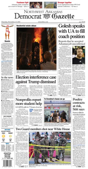 Cover of Northwest Arkansas Democrat-Gazette