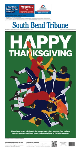 Cover of South Bend Tribune